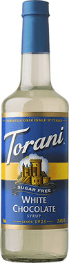 Sugar Free White Chocolate Torani Syrup (750ml)