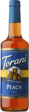 Sugar Free Peach Torani Syrup (750 ml)
